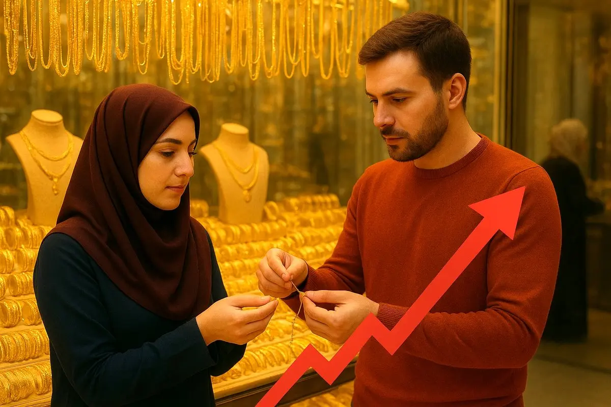 قیمت طلا ۱۸ عیار امروز  پرواز کرد + جدول ۱۵ آذر