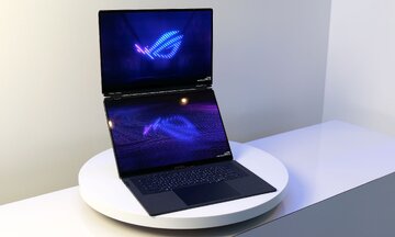 مهندسی خیرهکننده ایسوس/ این لپتاپ عجیب، دو نمایشگر بزرگ دارد