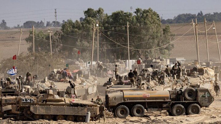 پیشروی چراغ خاموش رژیم صهیونیستی در غزه+ عکس