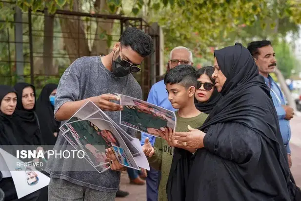 مراسم تشییع شهید تنگسیری در بندرعباس