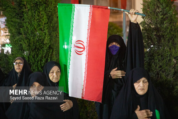 اجتماع مردم ساحل نشین چابهار در پنجاه و ششمین شب از شهادت قائد امت