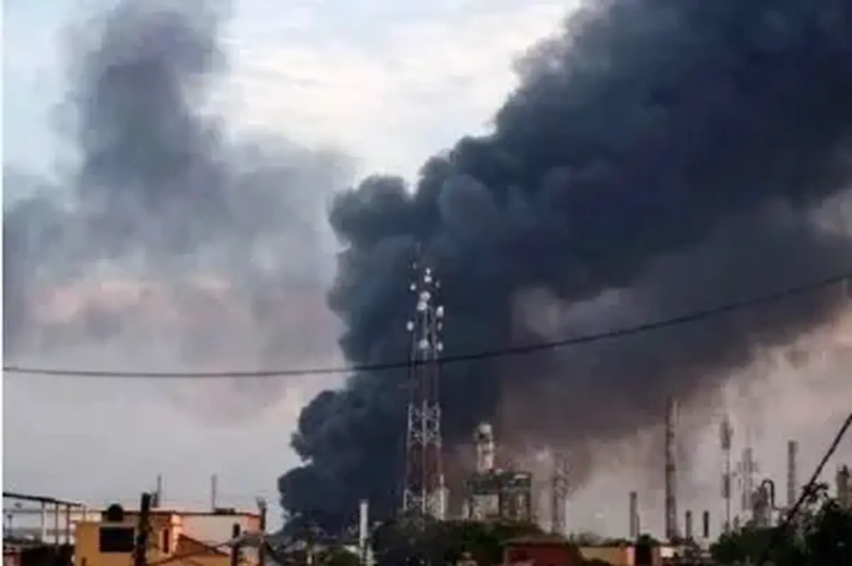 جزئیات انفجار پالایشگاه لاوان پس از آتش‌بس موقت