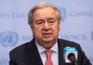 درخواست گوترش برای از سرگیری مذاکرات غیر مستقیم میان آمریکا و ایران