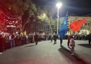 هیئت‌های حسینی تبریز همچنان پای کار انقلاب هستند