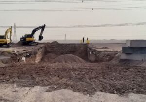 انتهای محور کمربندی یزد به سمت مهریز مسدود شد