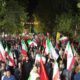 اهتزاز پرچم‌ها و دلاوری مردم انقلابی رزن در میدان