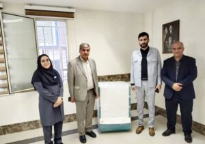 اهدای دستگاه ۲ میلیارد ریالی خیر به بیمارستان هشتگرد