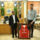 اهدای پیراهن ملی‌پوش بسکتبال ایران به استاندار خراسان رضوی 