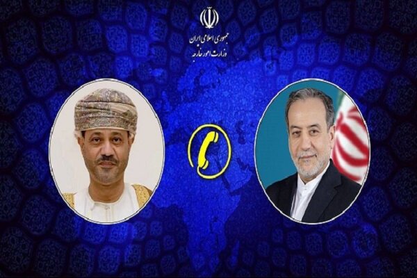 تماس تلفنی وزرای امور خارجه ایران و عمان درباره خاتمه جنگ