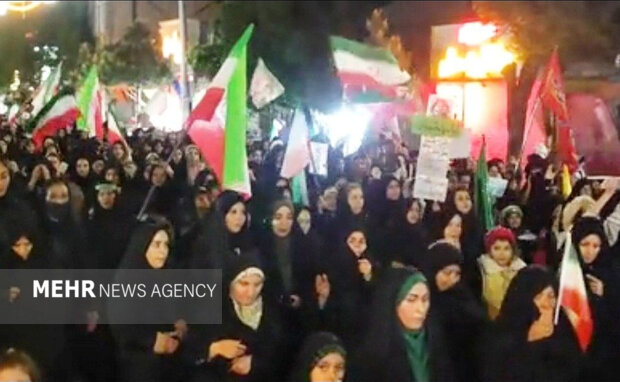 خروش مردم ولایتمدار مشگین شهر در دفاع از انقلاب و ولایت