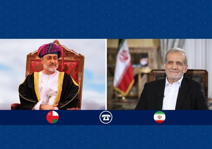 قدردانی پزشکیان از جایگاه عمان در تقویت ثبات منطقه‌ای