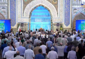 محفل استغاثه به حضرت صاحب‌الزمان(عج) در حرم مطهر رضوی