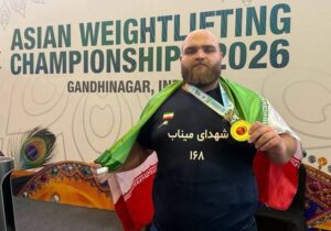 وزنه‌بردار سنگین‌وزن ایران ازدواج کرد