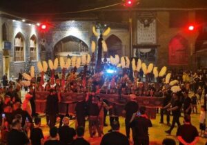 برگزاری مراسم سنتی دسته عزاداری هفت محل لاهیجان