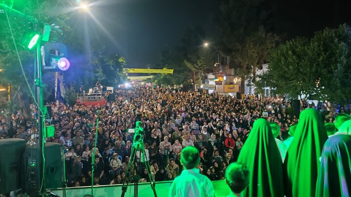برگزاری مهمونی کیلومتری غدیر در نیشابور 