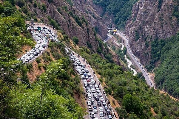 ترافیک نیمه سنگین تا سنگین در محورهای کندوان و هراز
