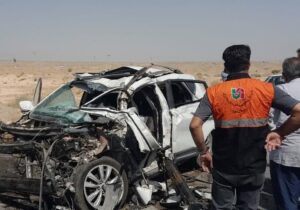 تصادف مرگبار در محور تنگ چنار یزد