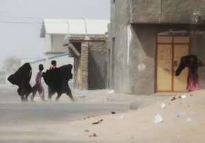 سرعت طوفان در زابل به ۱۰۱ کیلومتر بر ساعت رسید