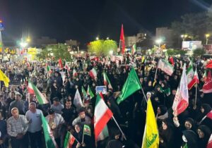 صد و پنجمین شب اجتماع ساوجی‌ها در حمایت از رهبری و نیروهای مسلح