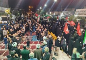 صد و چهاردهمین حضور مردم  آستانه اشرفیه همراه با اقامه عزای حسینی