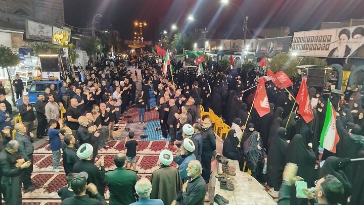 صد و چهاردهمین حضور مردم  آستانه اشرفیه همراه با اقامه عزای حسینی