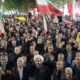 مردم میاندوآب در یکصدمین تجمع شبانه سنگ تمام گذاشتند