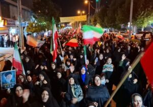 هم‌نوایی مردم نکا با شعارهای علوی و انقلابی