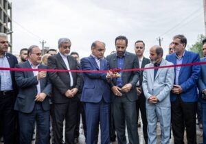 پل روگذر آیت‌الله رودباری رشت به بهره‌برداری رسید