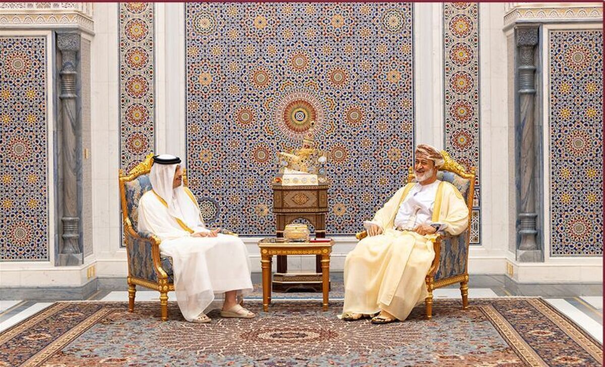 گفتگوی وزیر خارجه قطر با سلطان عمان درباره ثبات منطقه