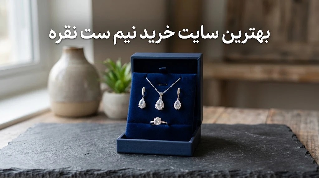 بهترین سایت خرید نیم ست نقره راهنمای جامع انتخاب فروشگاه اینترنتی ایده‌آل